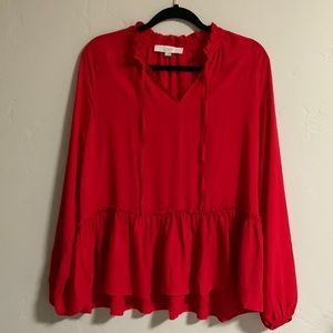 New LOFT red shirt